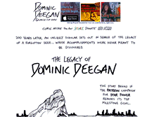 Tablet Screenshot of dominic-deegan.com